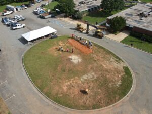 ABSS Southern HS Groundbreaking- Aerial